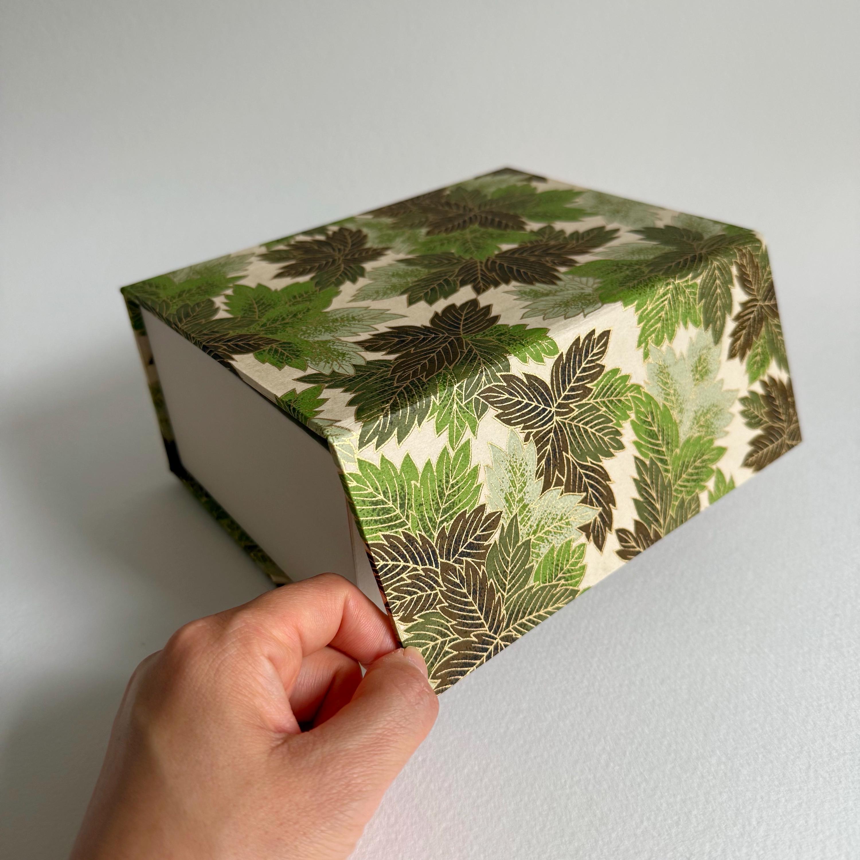 Green Botanical Jewellery Box
