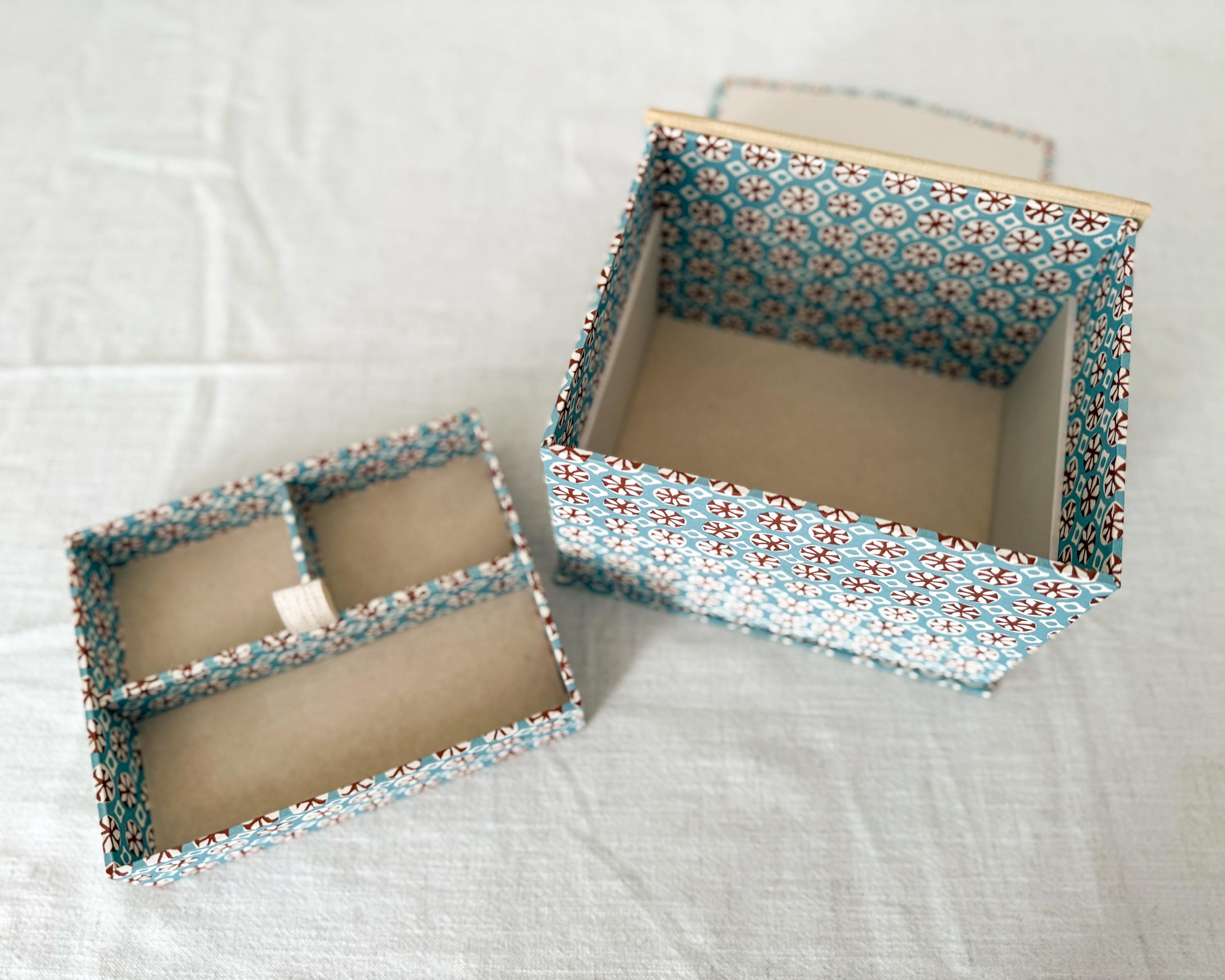 Geometric Floral Jewellery Box