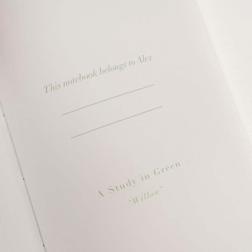Botanical Notebook — A5 or A6