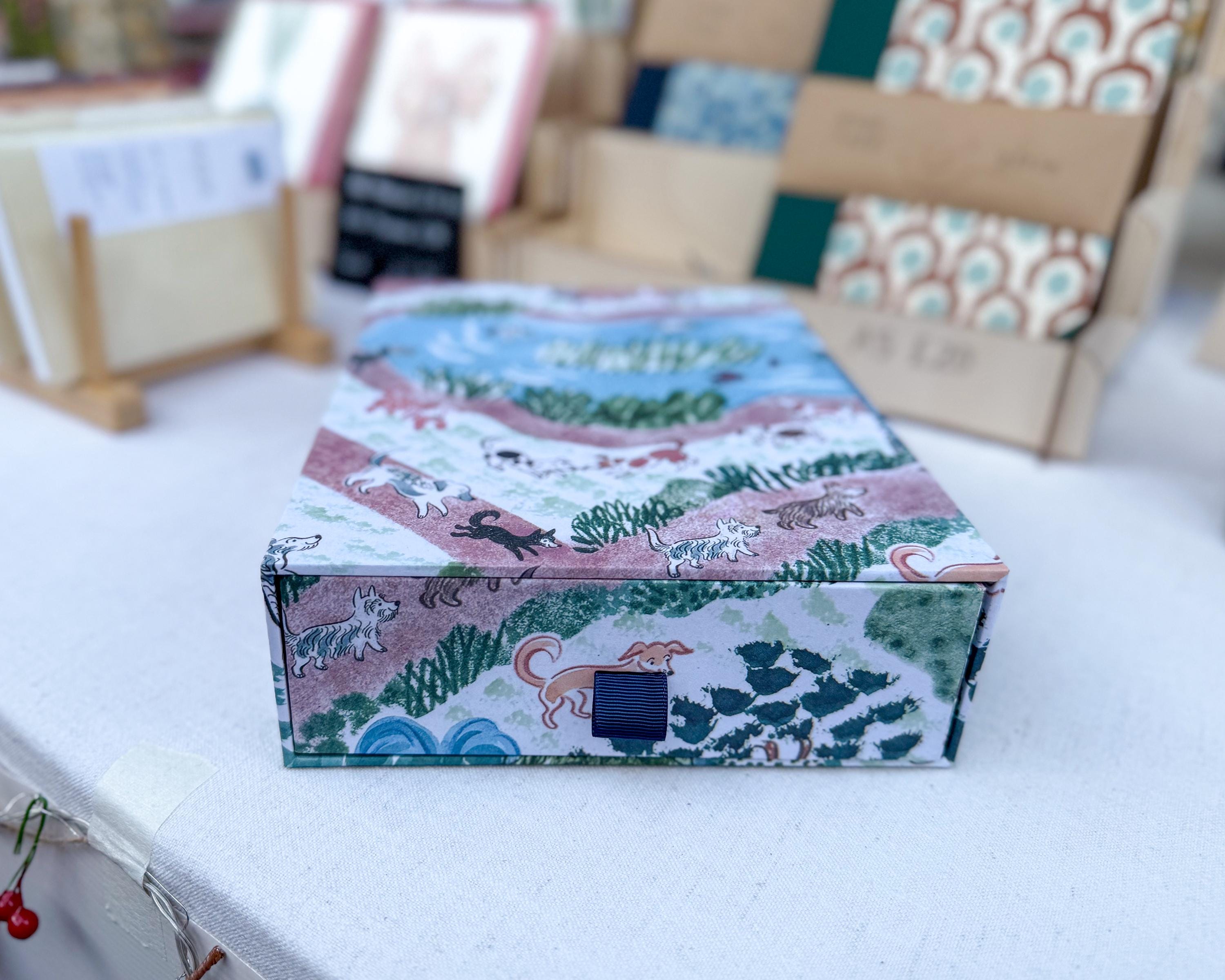 A5 Drawer Box — Dogs in the Park
