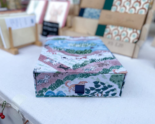 A5 Drawer Box — Dogs in the Park