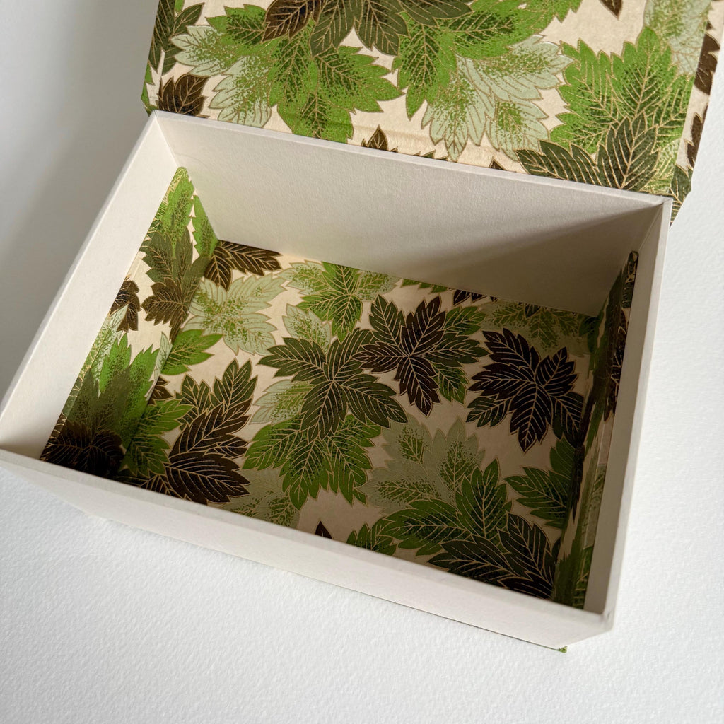 Green Botanical Jewellery Box
