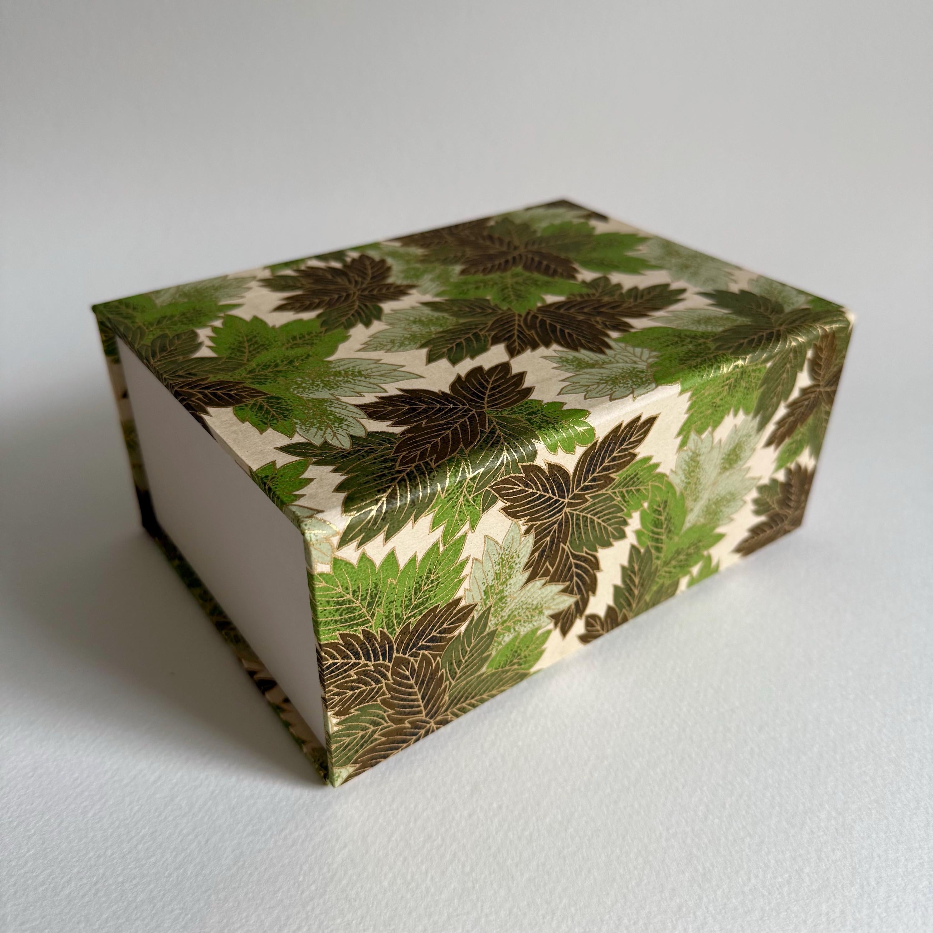 Green Botanical Jewellery Box