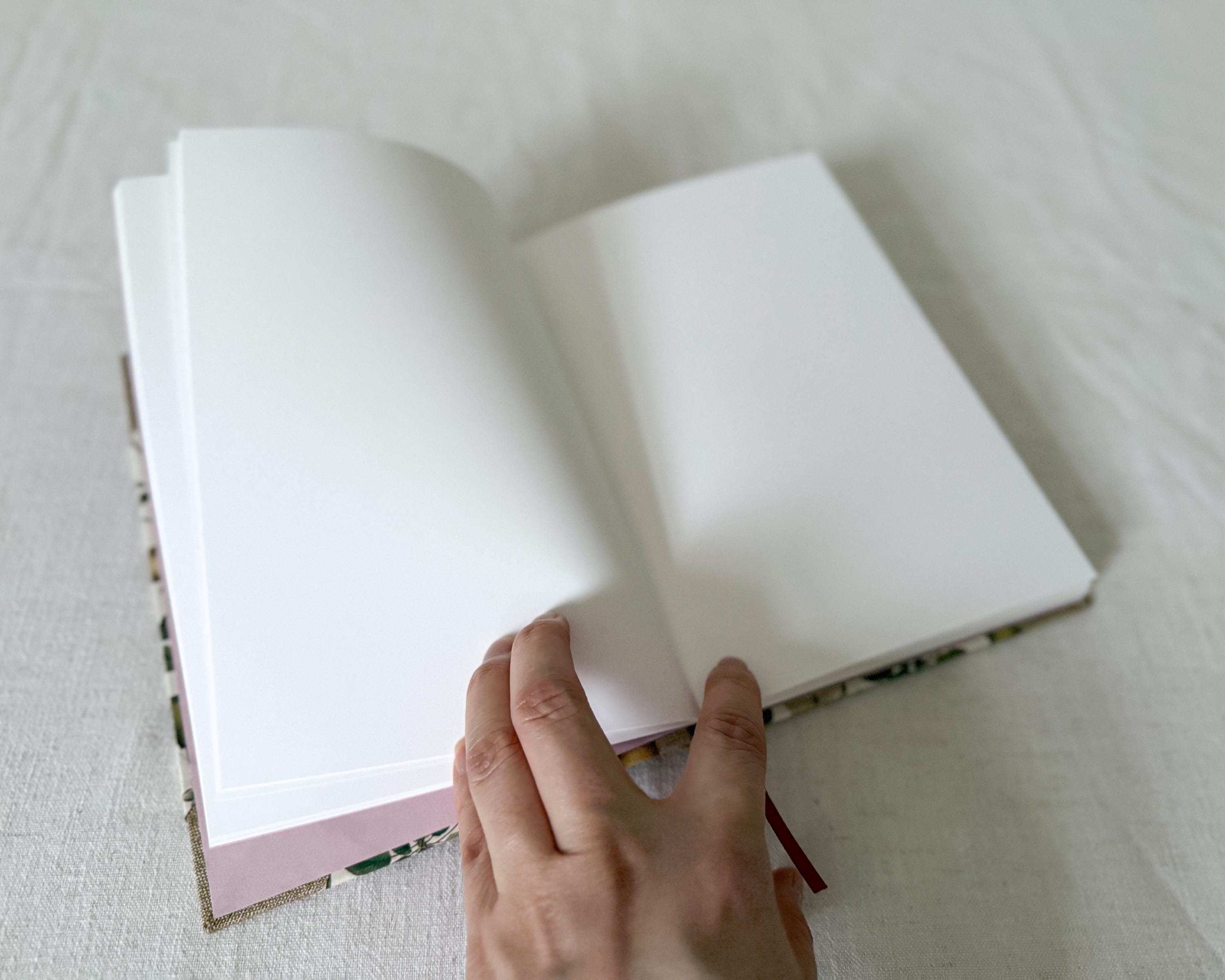 Blue & Brown Hardcover Notebook — A5