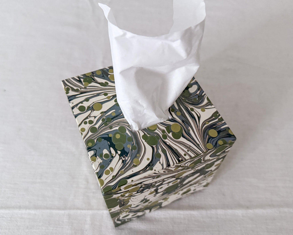 Marbled Tissue Box Cover