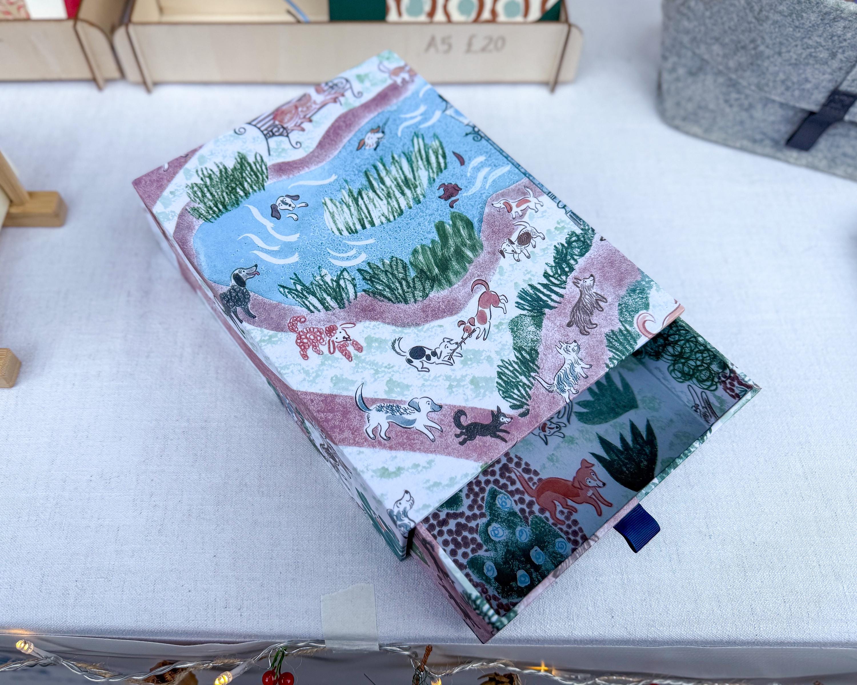 A5 Drawer Box — Dogs in the Park