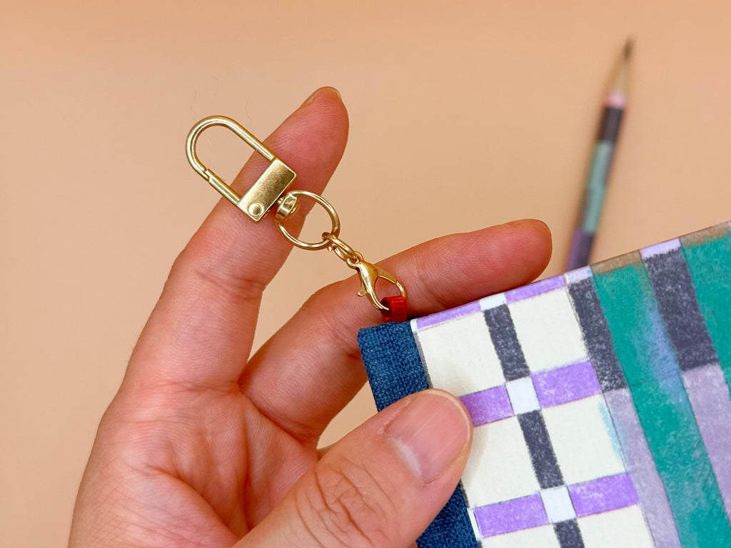 Mini Notebook Bag Charm