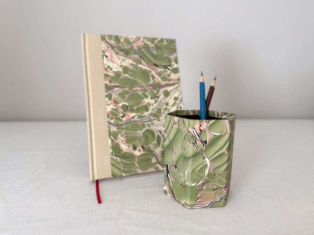 A5 & A6 Hand-Marbled Hardcover Notebook