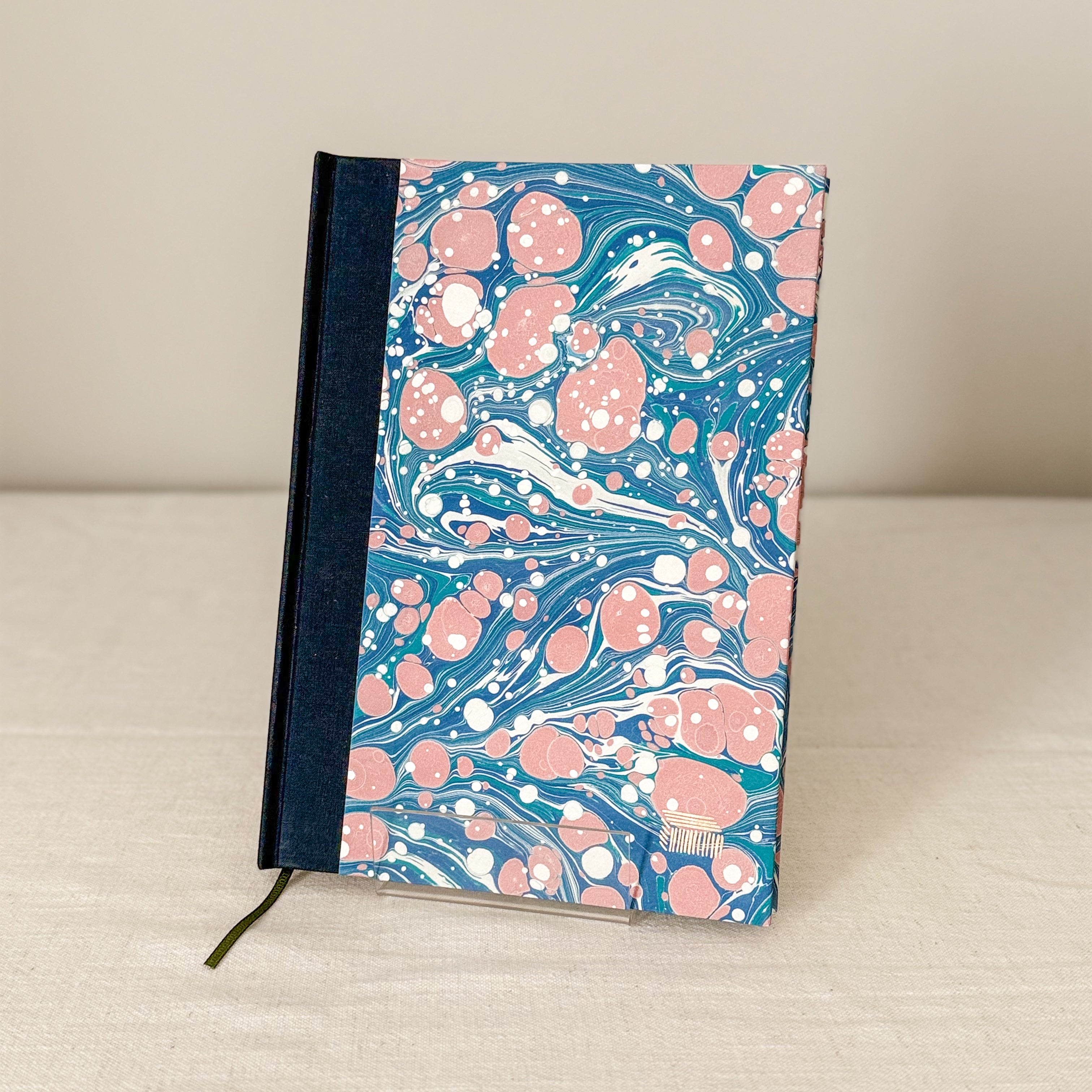 A5 & A6 Hand-Marbled Hardcover Notebook
