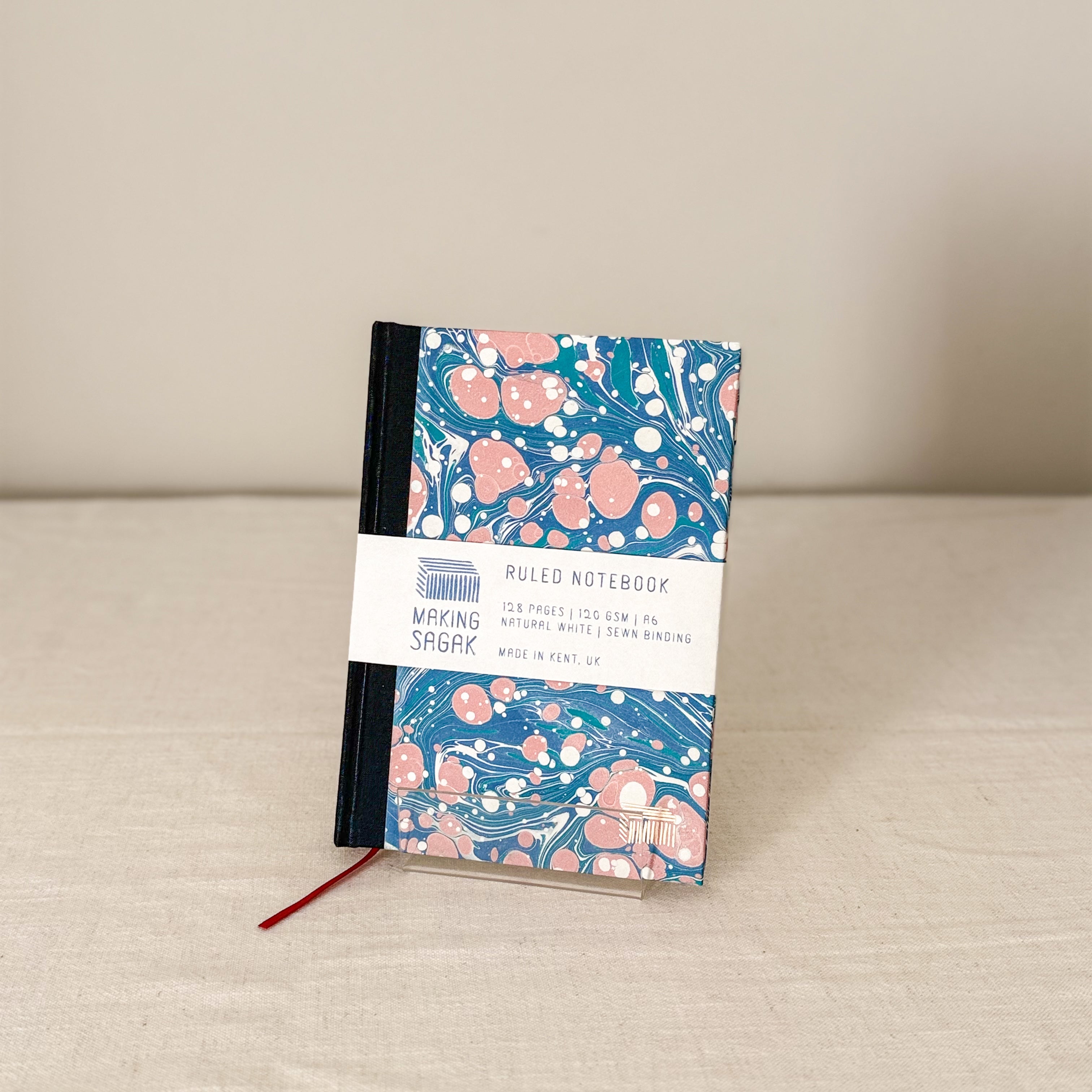 A5 & A6 Hand-Marbled Hardcover Notebook