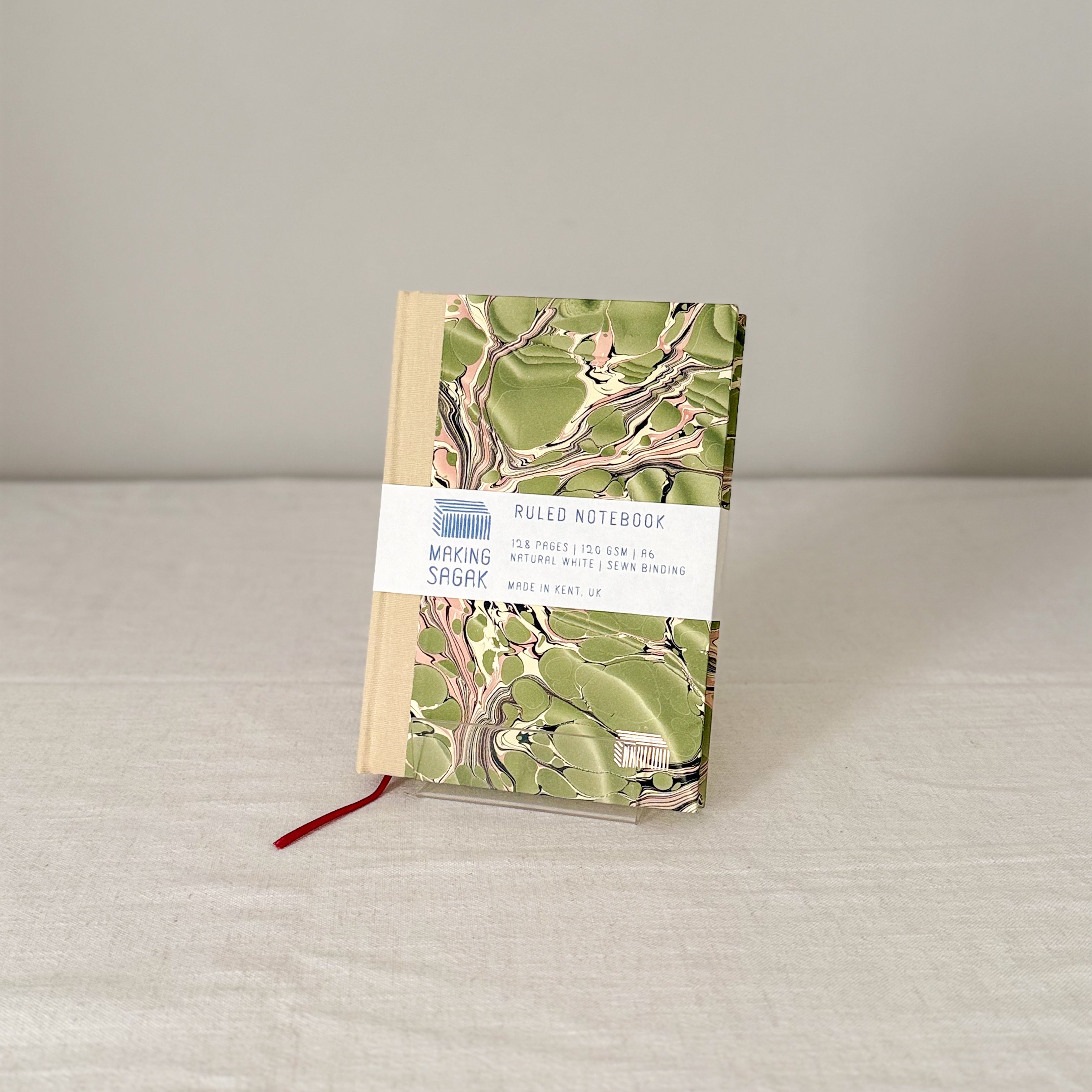 A5 & A6 Hand-Marbled Hardcover Notebook