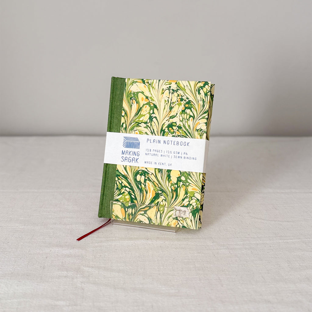A5 & A6 Hand-Marbled Hardcover Notebook
