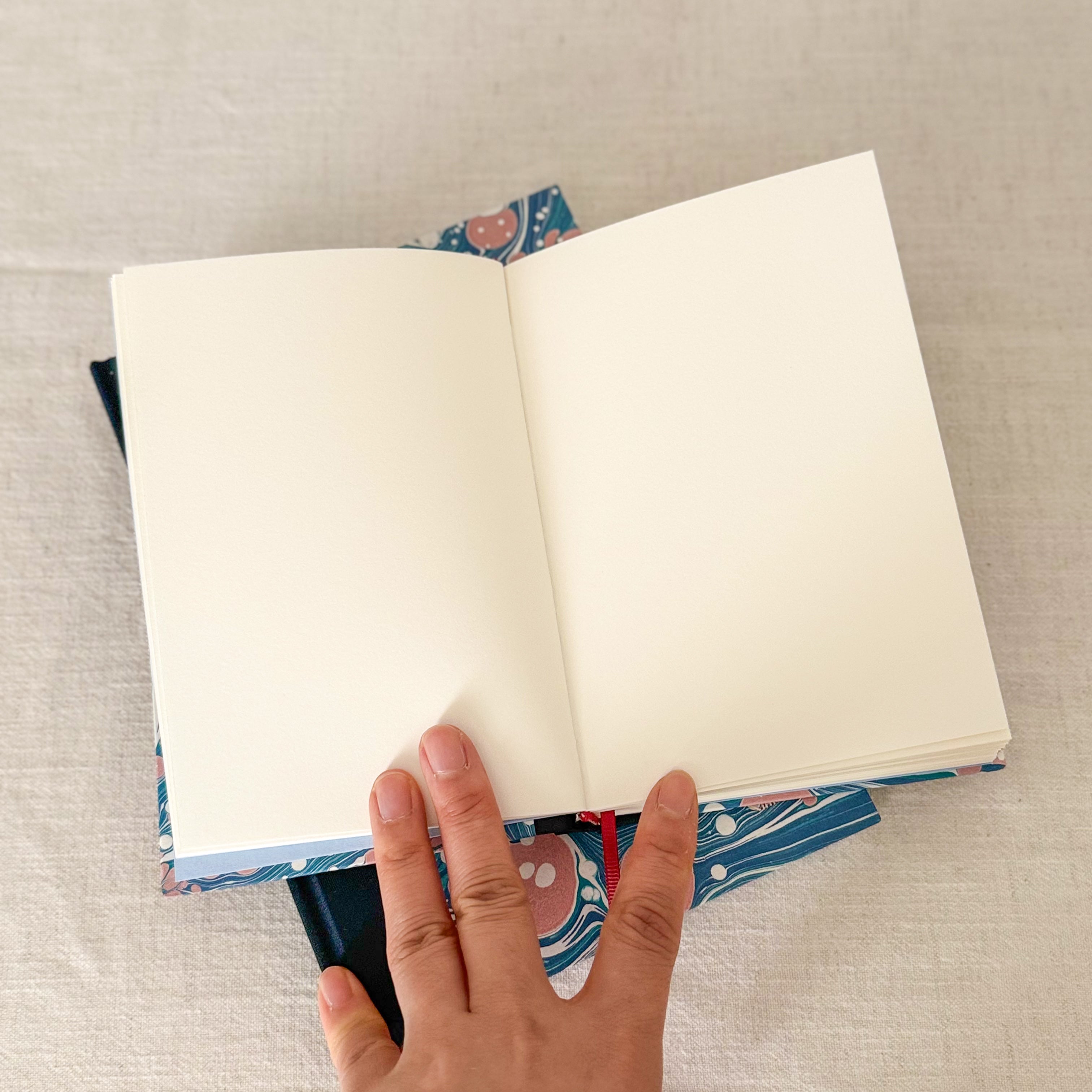 A5 & A6 Hand-Marbled Hardcover Notebook
