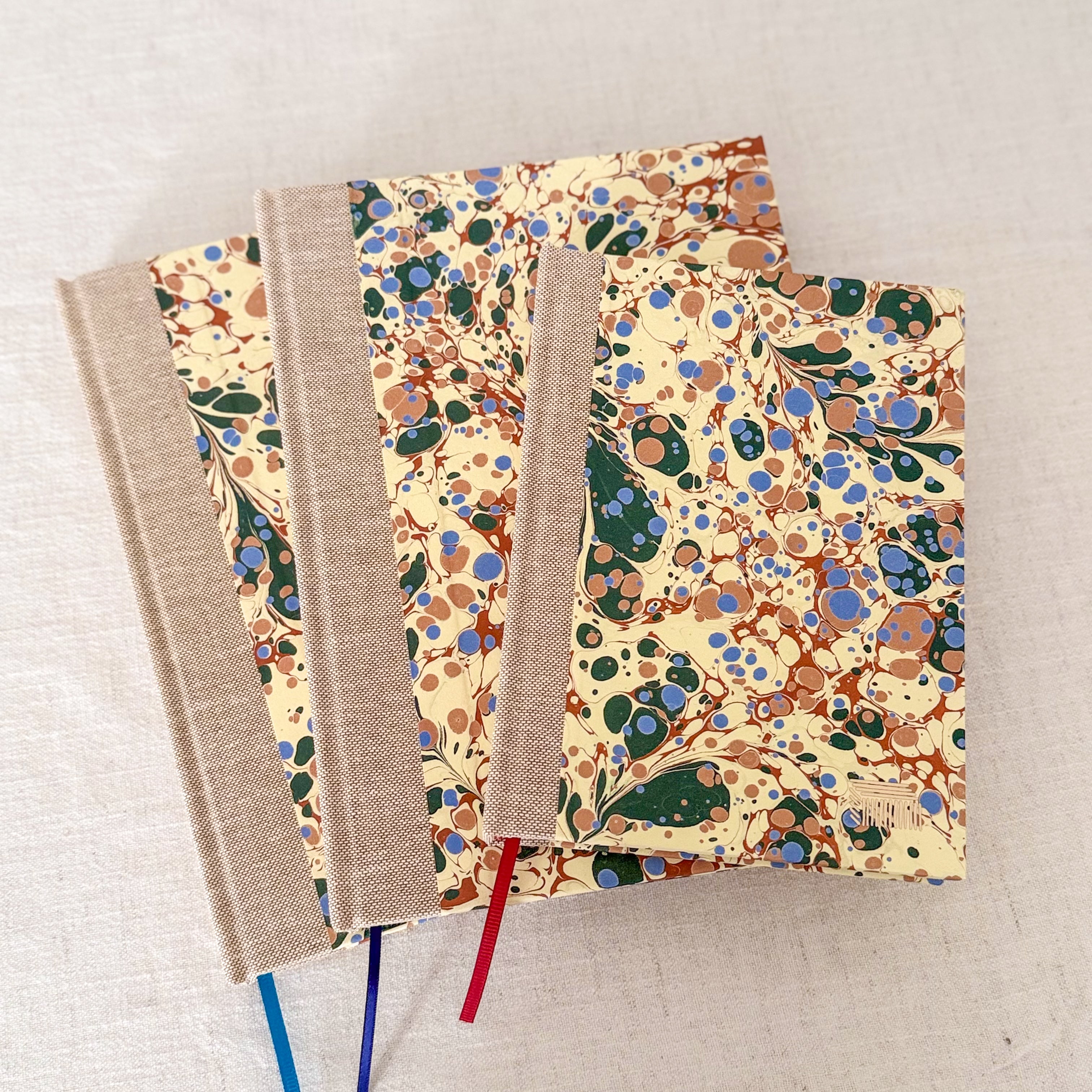 A5 & A6 Hand-Marbled Hardcover Notebook
