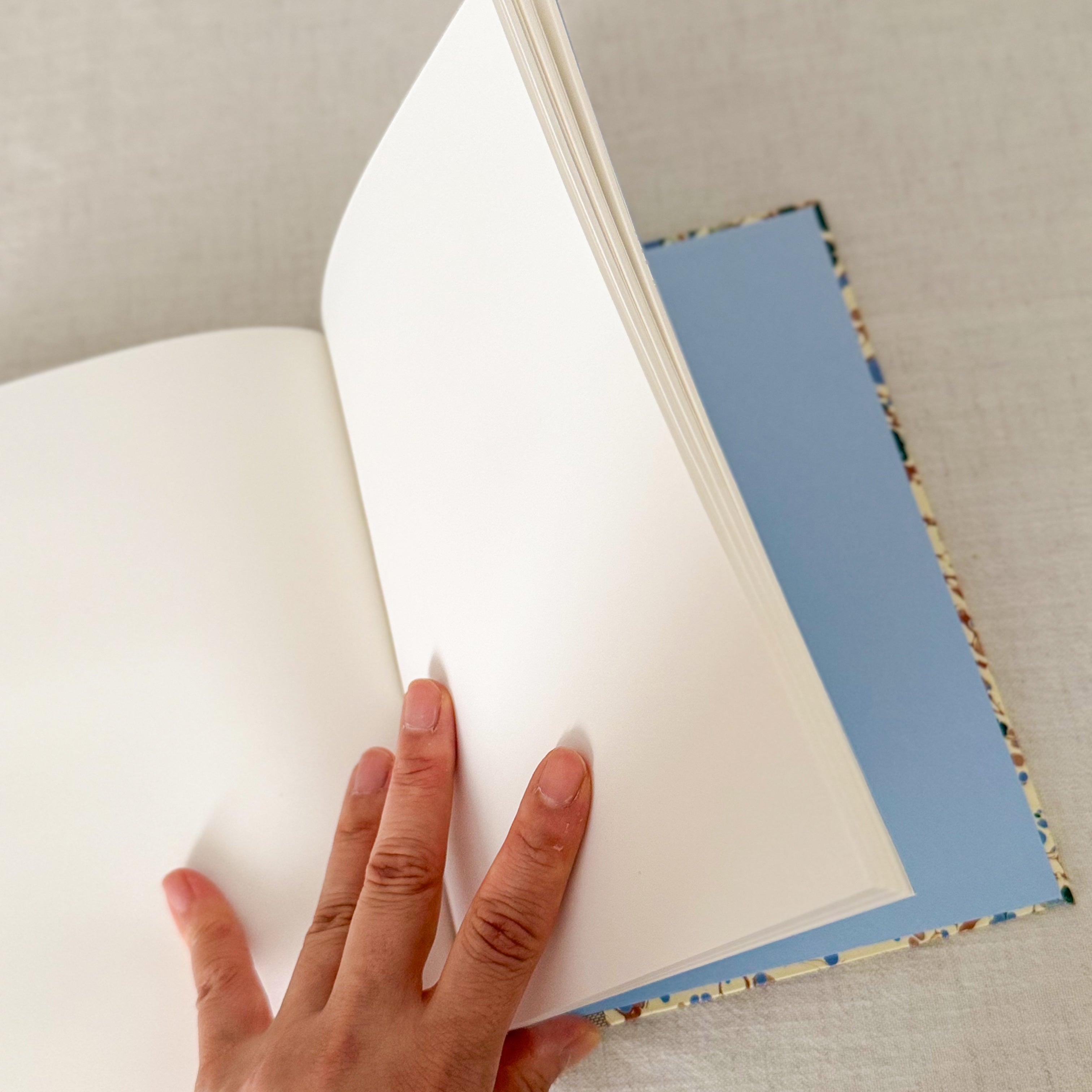A5 & A6 Hand-Marbled Hardcover Notebook