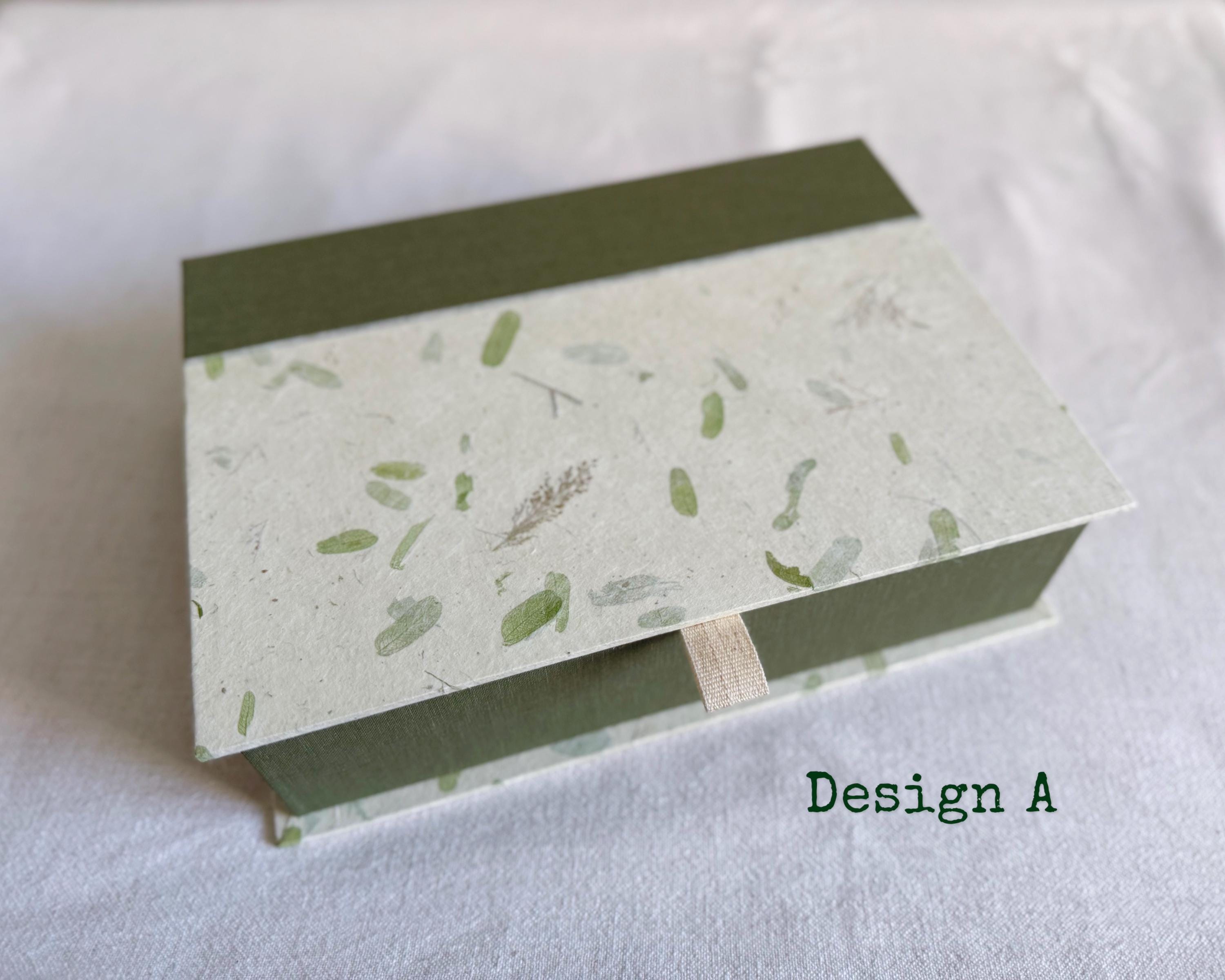 Personalised Wedding Memory Box — Sage Green