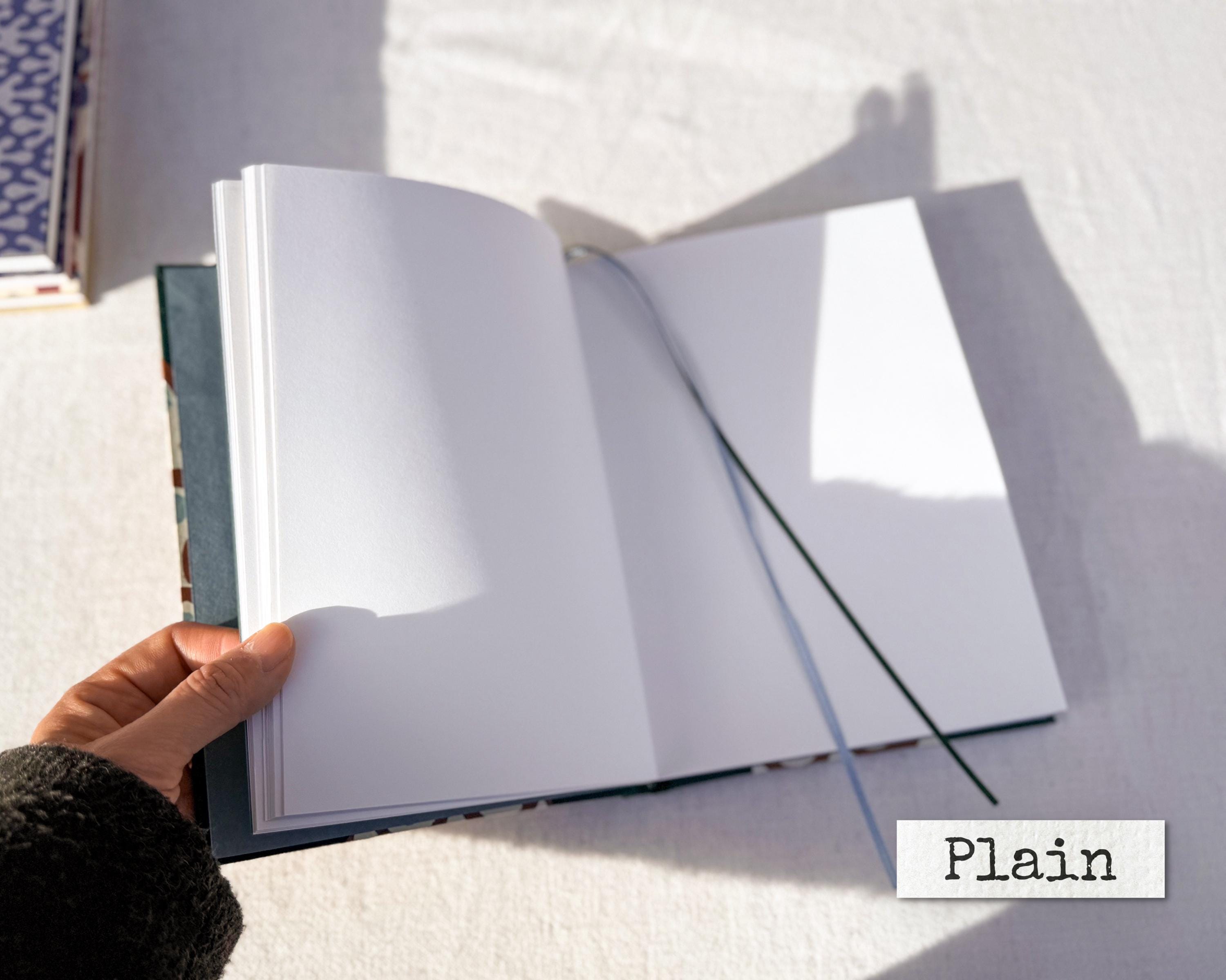 Blue Marbled Hardcover Notebook — A5