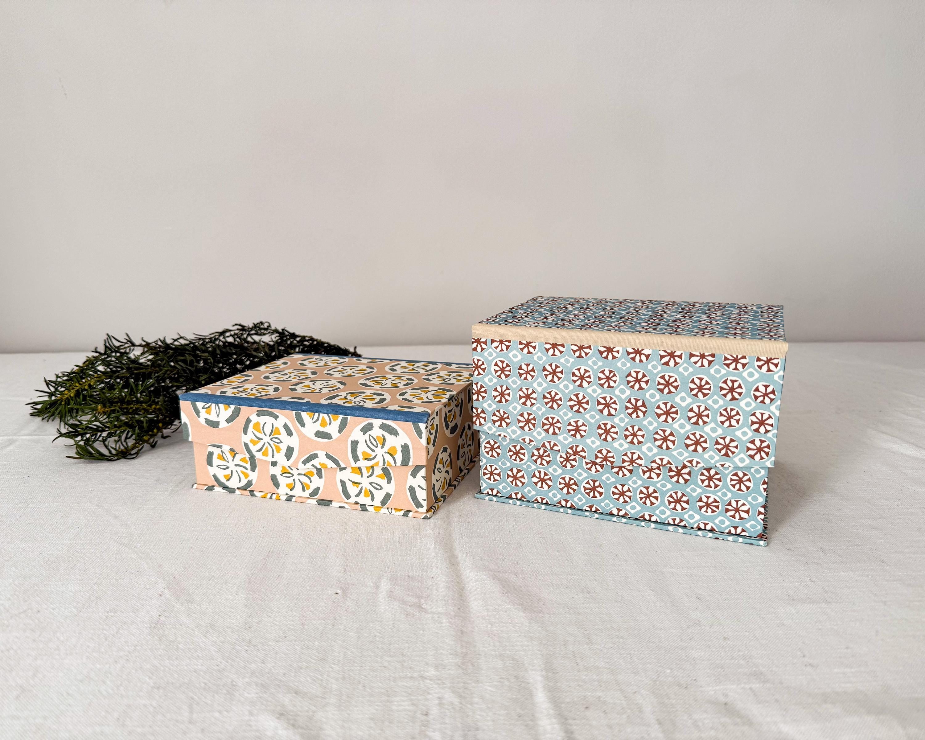 Geometric Floral Jewellery Box