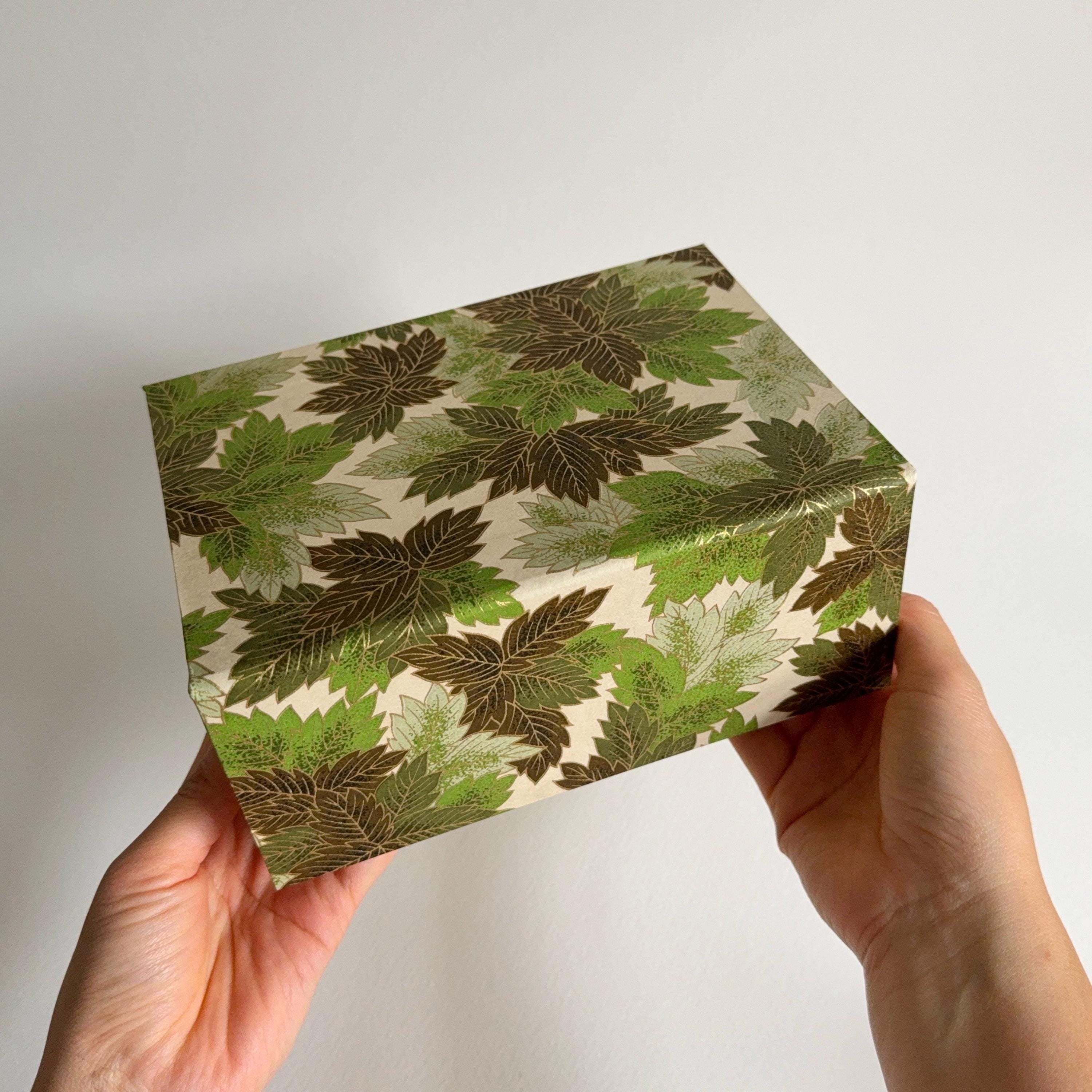 Green Botanical Jewellery Box