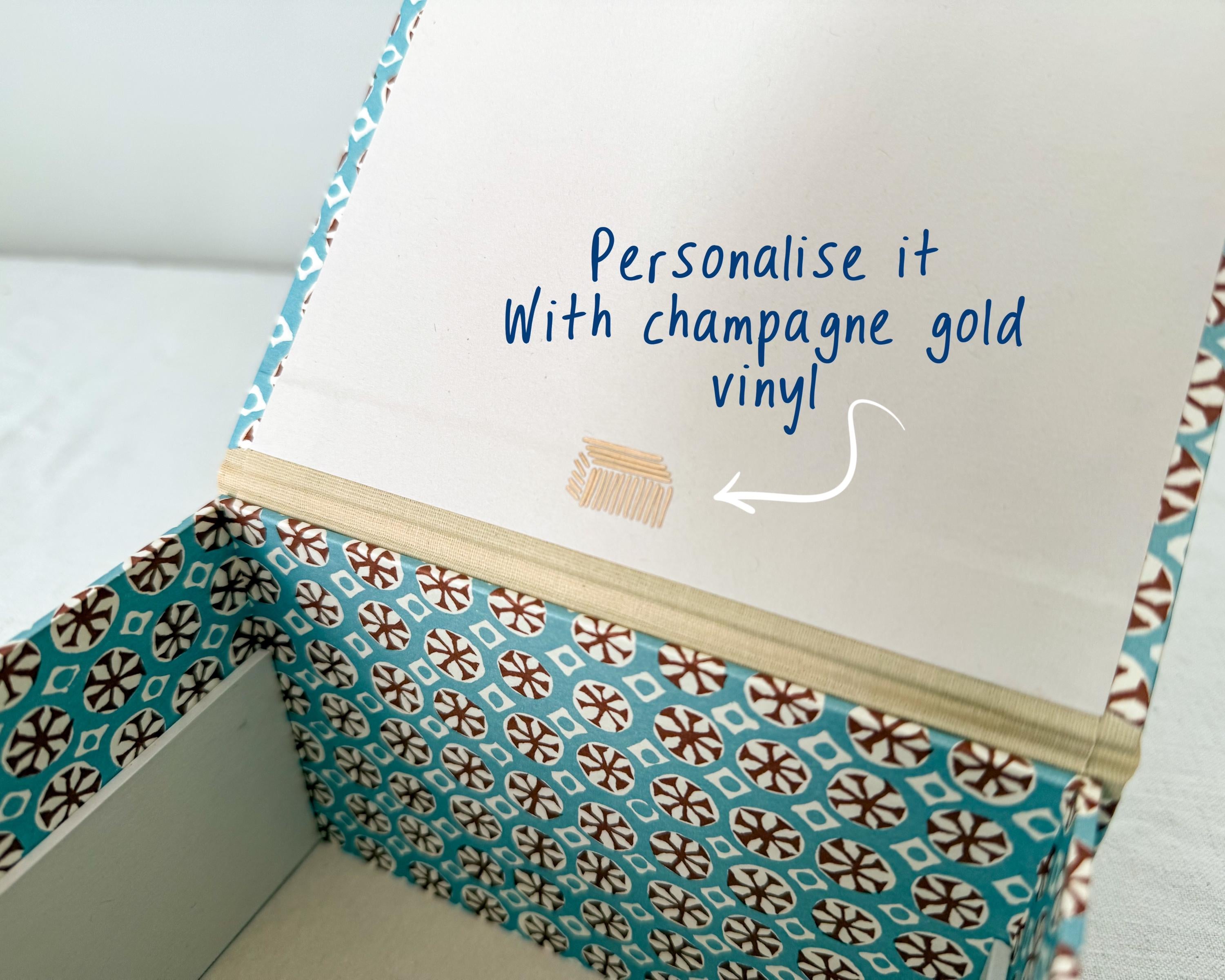 Geometric Floral Jewellery Box