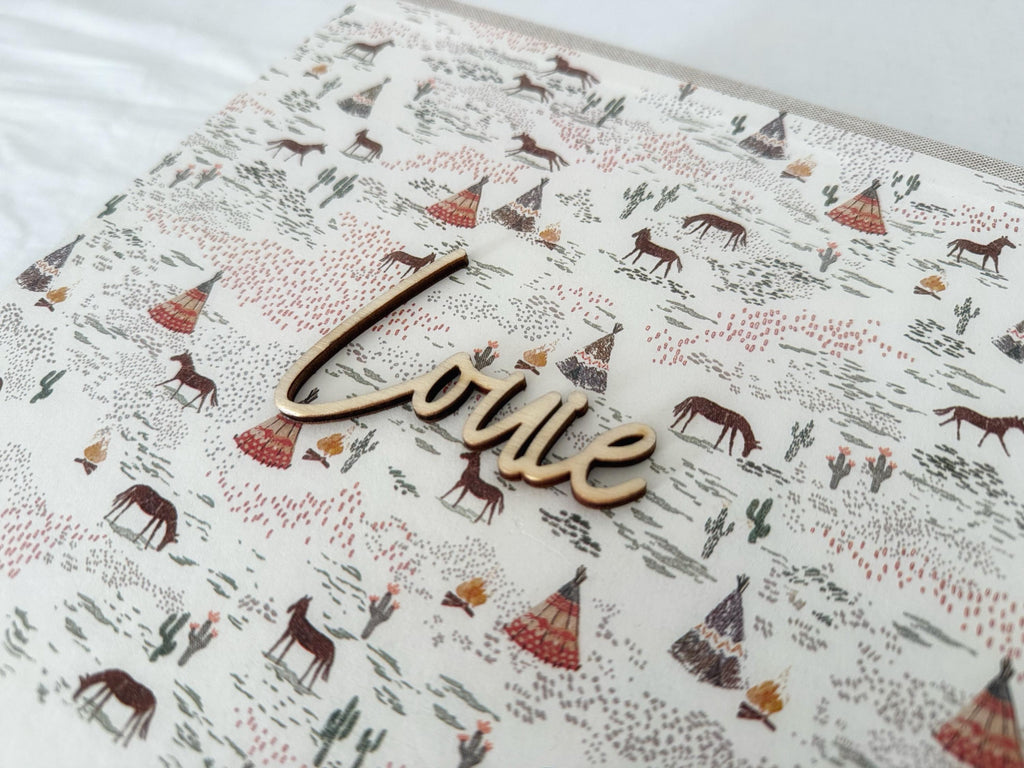 Personalised Baby Keepsake Box — Handmade Memory Box with Name
