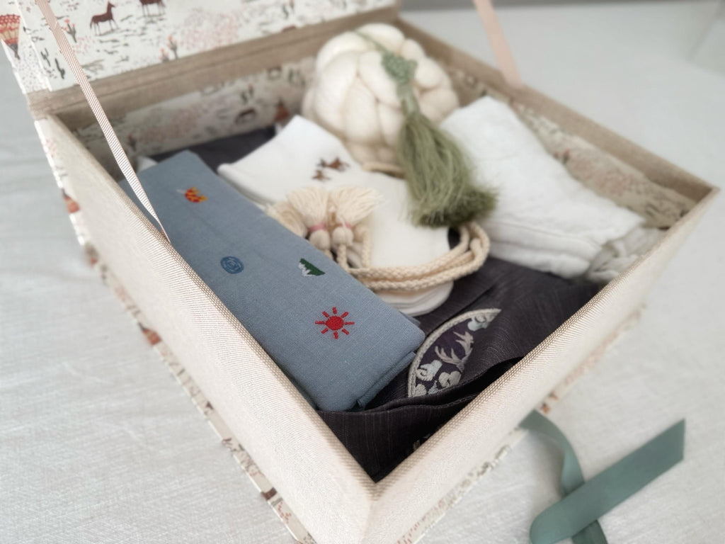 Personalised Baby Keepsake Box — Handmade Memory Box with Name