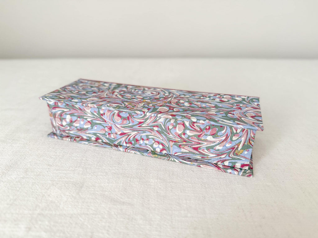 Clamshell Desk Organiser, Stationery Storage Box, Matching Desk Set with Notebooks