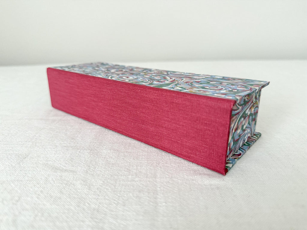 Clamshell Desk Organiser, Stationery Storage Box, Matching Desk Set with Notebooks