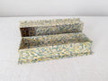Green Clamshell Desk Organiser, Stationery Storage Box, Matching Desk Set with Notebooks