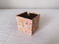 Handmade Mini Storage Box with Lid, Floral or Mineral Pattern
